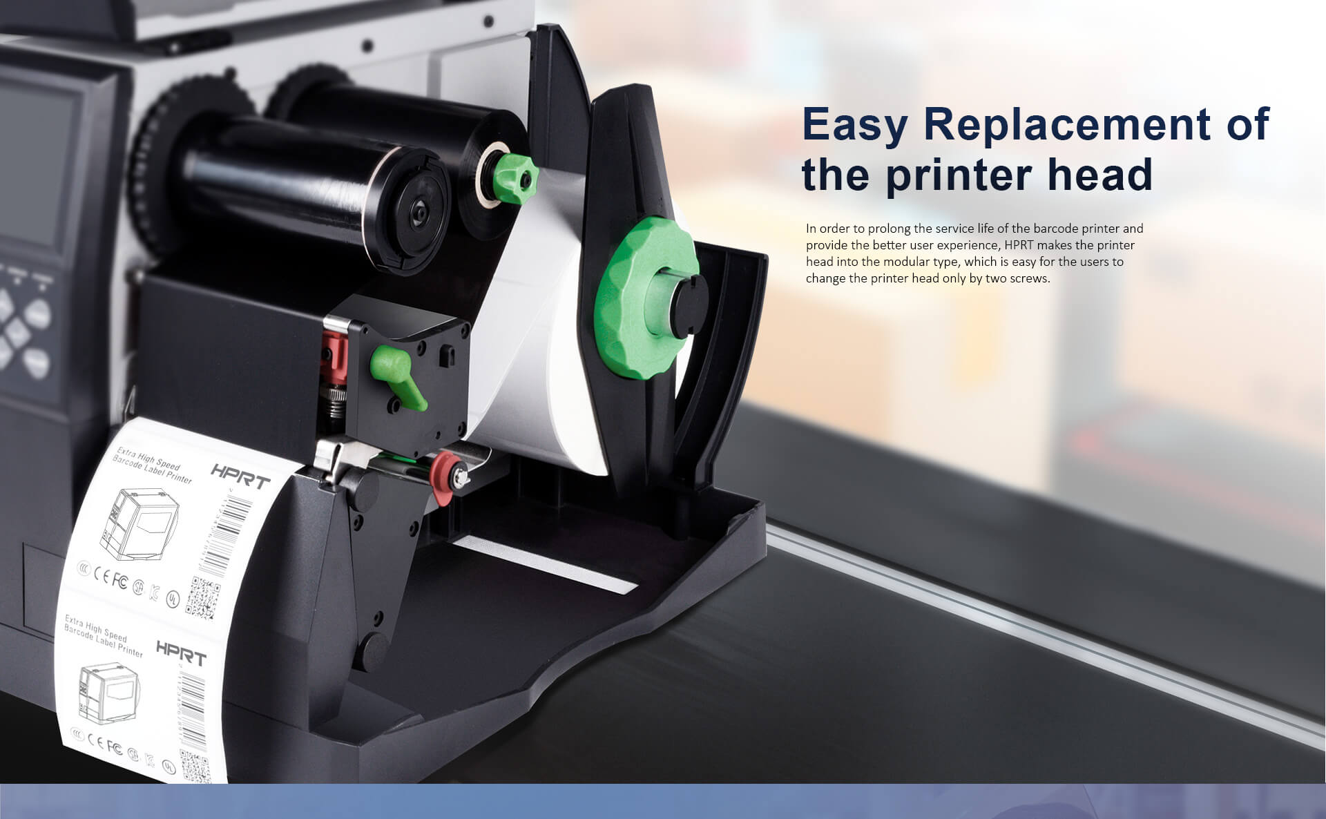HPRT Bravo-L Industrial Label Printer Printer Head